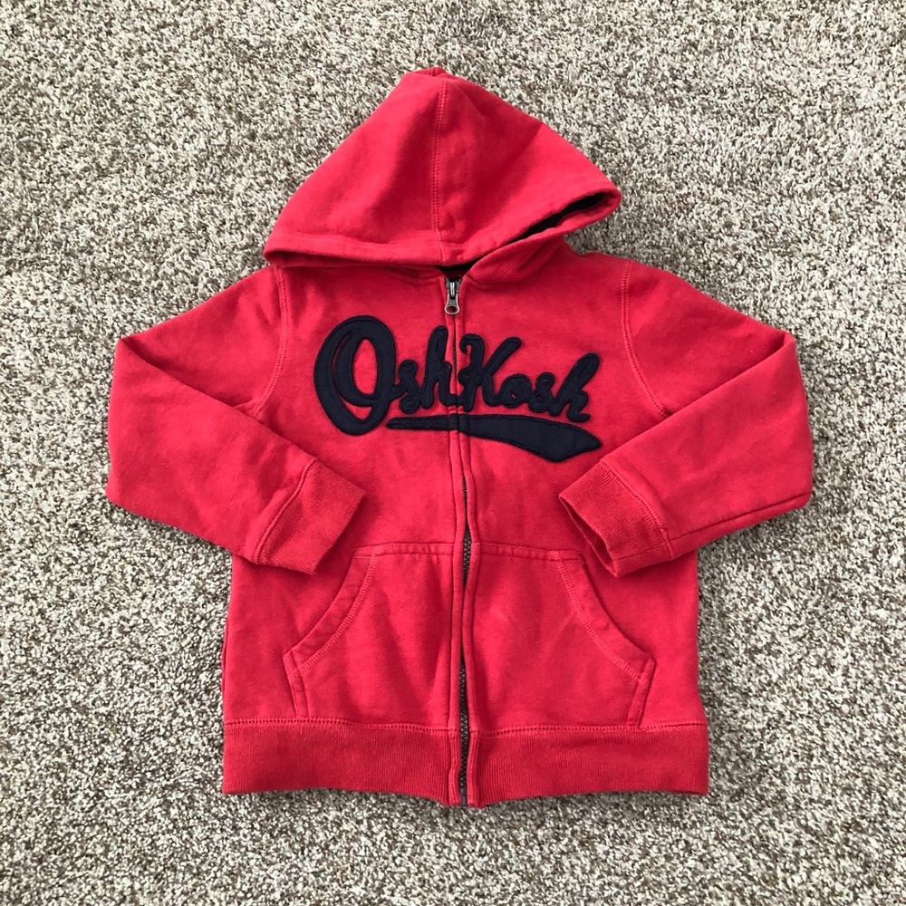 Little boys zip up hoodie